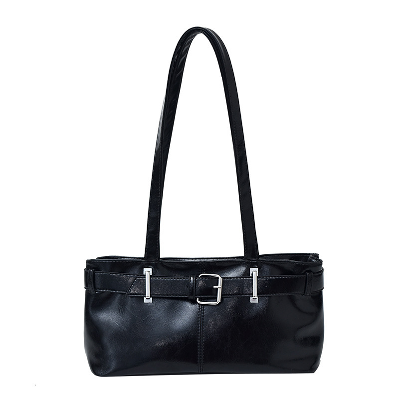 Free Delivery Designer Bag Bag For Women 2025 New Belt Buckle Armpit Fashionable Uette Casual Versatile Motorcycle Niche Shoulder Luxury Bag