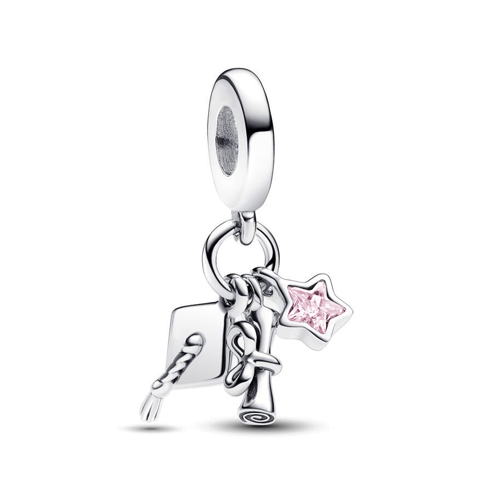 2025 New Original Desgin Graduation Season Series Charm Mortarboard, Scroll, Owl Beads Fit Pan Charms Bracelets Making Jewery Accessories Gift for Gra