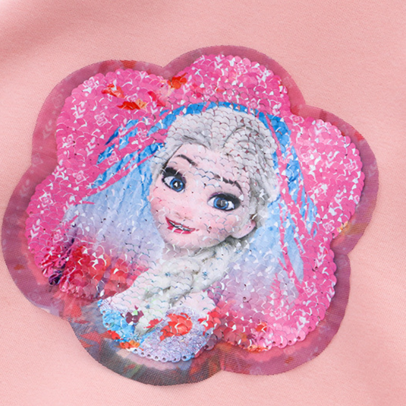 DISNEY Frozen Elsa princess infant designer clothes girls designer clothes baby clothes printed design girls' spring top Little girl's summe