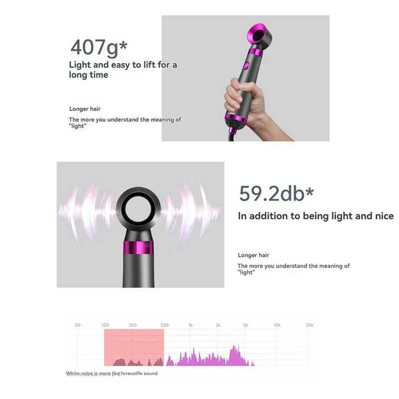 ABWM-5-In-1 Electric Hair Dryer Hot Air Brush Multifunctional Hair Straightener Negative Ion Curler Blow Dryer Styling Set (EU) z250520