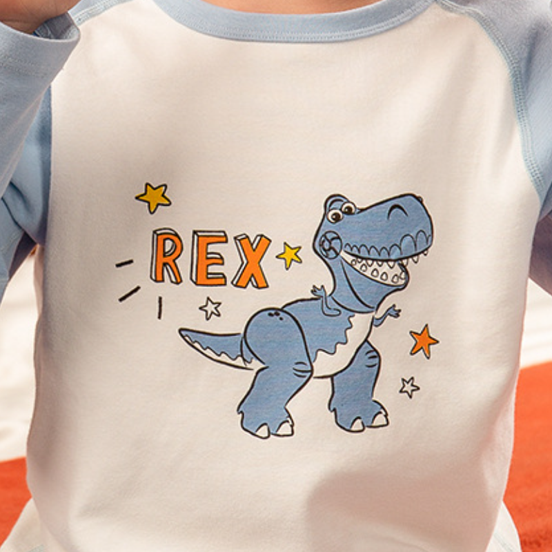 DISNEY boys designer clothes baby clothes designer baby clothes Children's pure cotton pajamas set of home clothes.