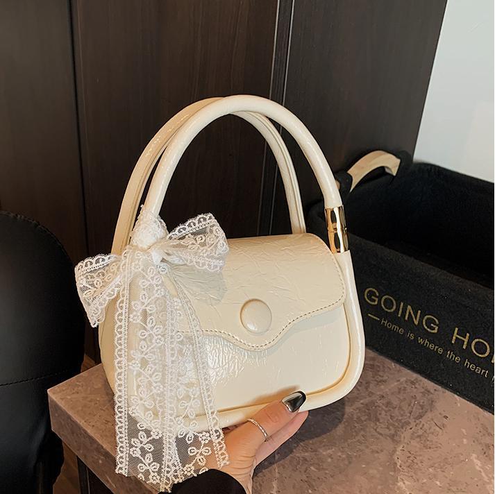 Spring/Summer Women's New Bag Color Contrasting Simple Cross body Multi functional Shoulder Bag Bow Casual Simple Designer Single Shoulder Crossb
