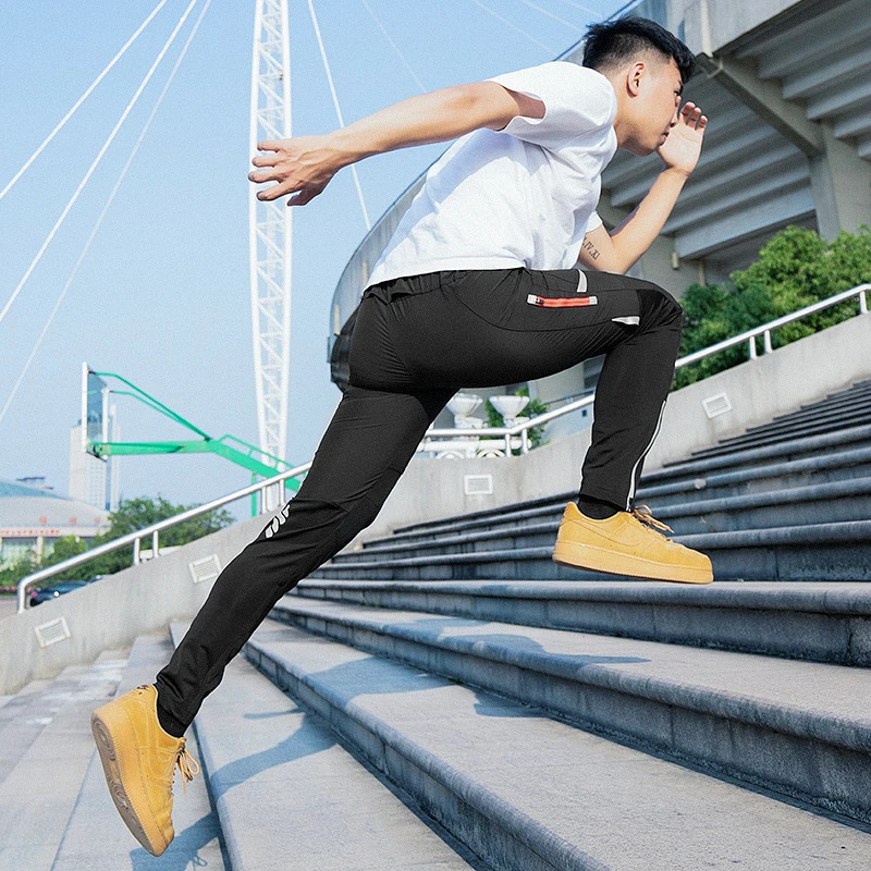 ROCKBROS Light Comfortable Cycling Pants Men Women Spring Summer Breathable Hight Elasticity Sports Reflective Trousers 250520
