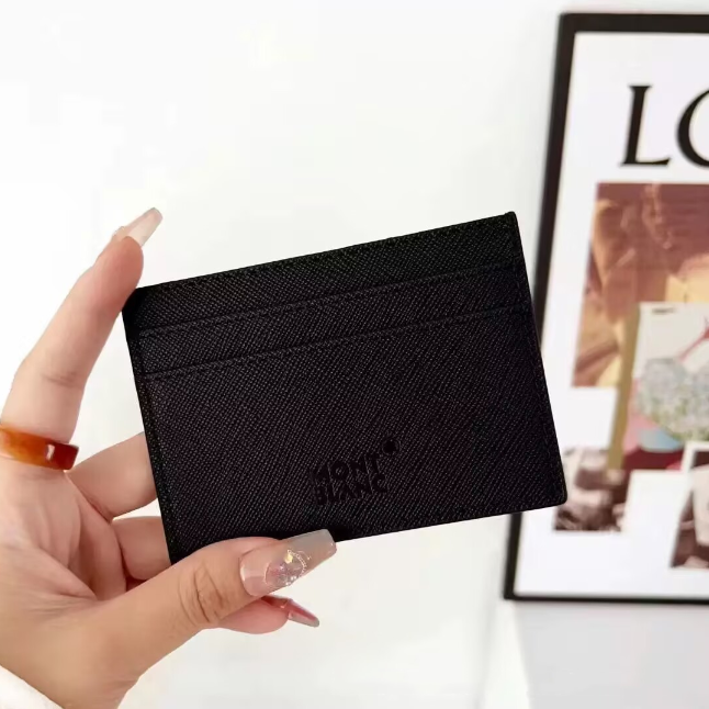 Best Small Leather Bag Elegant Leather coin purse chic montblances Designer Mini wallets MB Card Holder Keychains for charm Men Women Fashion Accessories