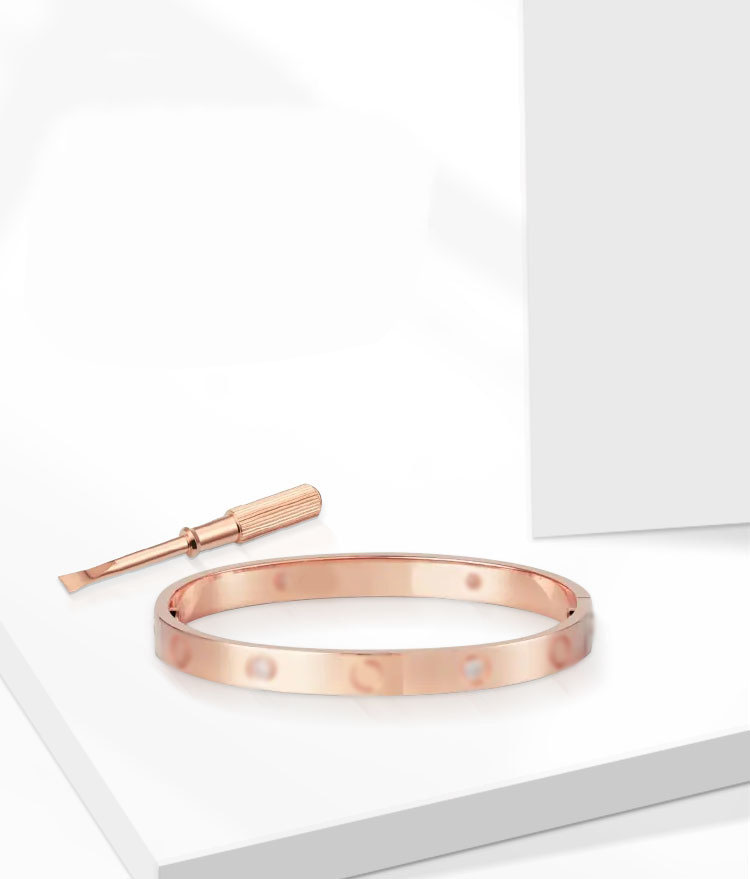 Bracelet Men Women Titanium Steel 18K Rose Bracelet Women's And Girls' Party Jewelry Designer Bracelet