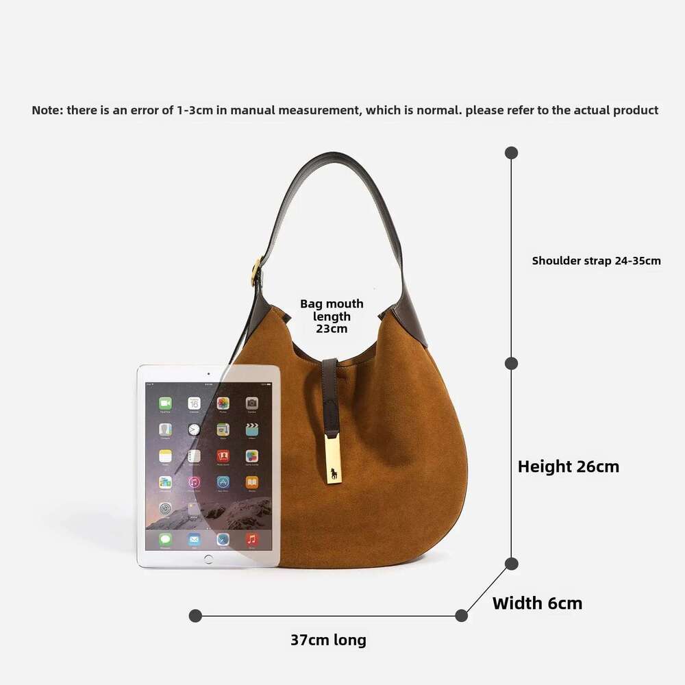 2024 Autumn/Winter New High-End Feel Niche Fashionable Versatile Women's Crossbody Large Capacity Single Shoulder Bag