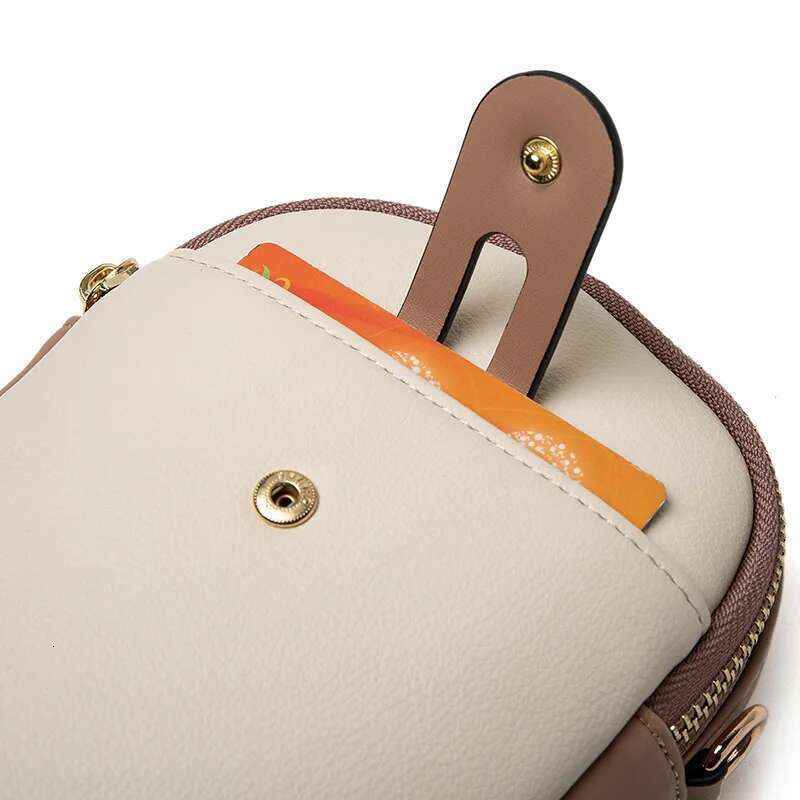2023 Spring Summer New Mobile Phone Bag Female Japanese And South Korean PU Soft Small Fresh High-Grade Fashion Zipper Large