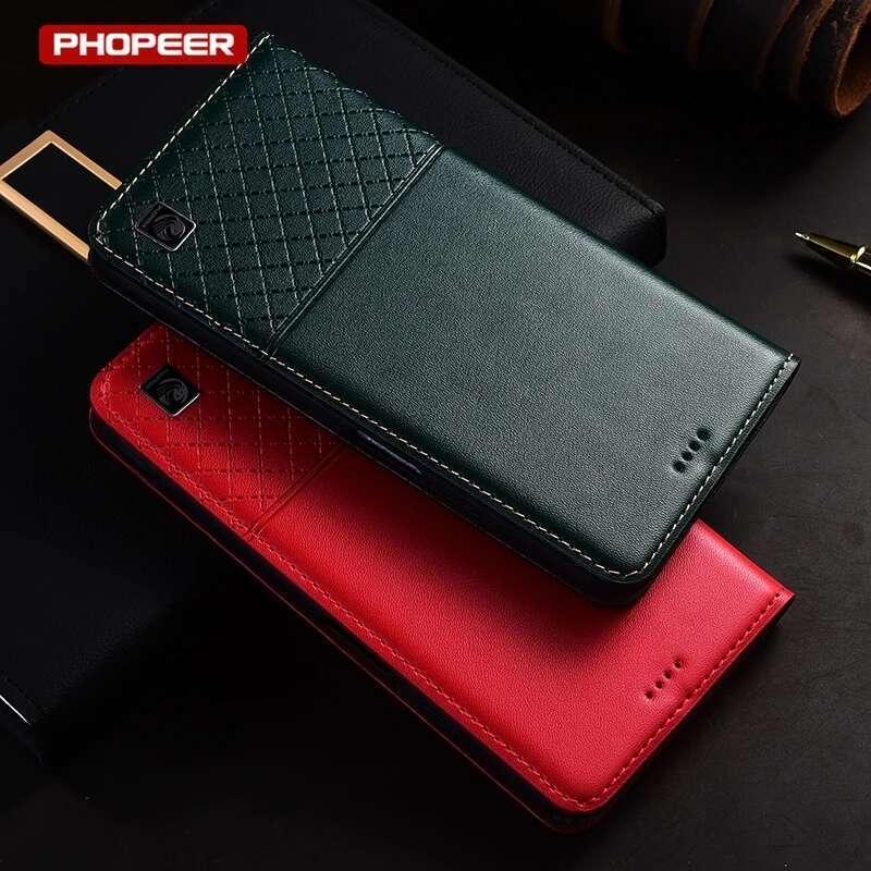 Genuine Leather Case For iPhone 16 E 15 14 13 12 11 Pro Max XS XR 8 7 Plus Mini Flip Magnetic Slot Wallet Cover Coque