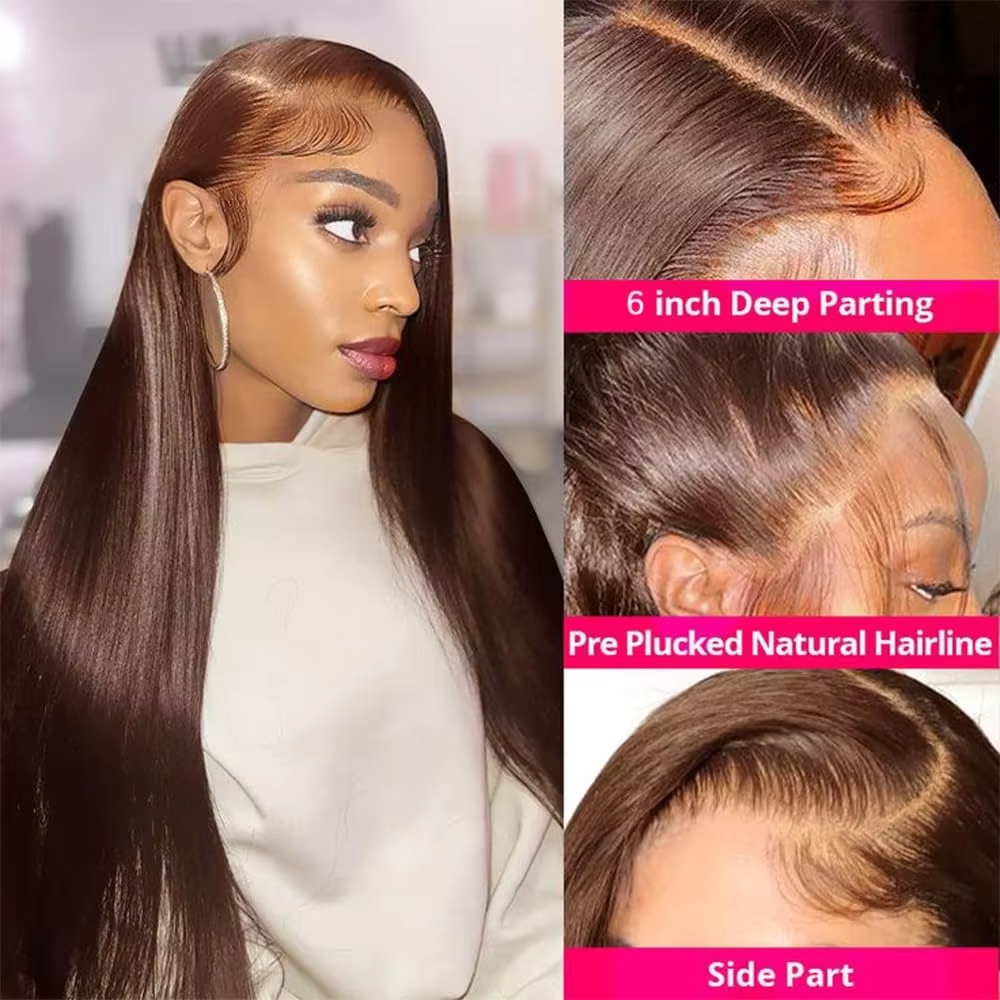 Peruvian Hair 280density Imitating Human Hair Wigs for Black Woman 13X4 HD Lace Frontal Wigs Hair Glueless Brazilian Hair 30 Inch Body Wave Lace Front