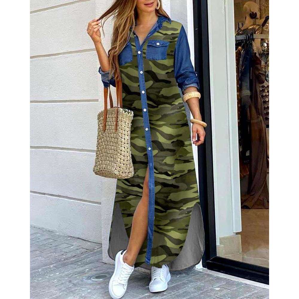 Partydress Fulllace Maxi Dress for Women Summer Dresses Dresses for Woman Designer 2025 Autumn New Fashionable Sleeved Shirt Skirt Long Dress S-5XL
