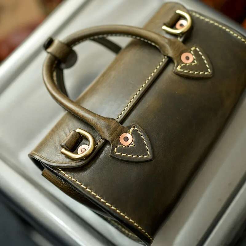 PNDME Top Quality Genuine Leather Women's Handbag Organizer Designer Real Cowhide Female Daily Party Cute Crossbody Bags