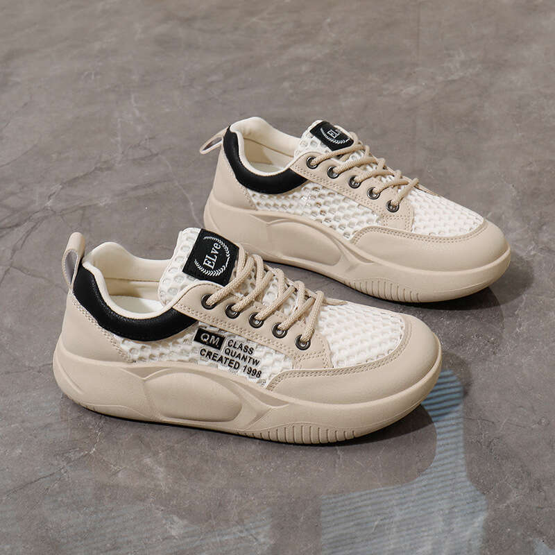 2025 Summer New Breathable Ins Trendy Korean Edition Mesh Student Street Photography Running Sports and Leisure Shoes XQ5718