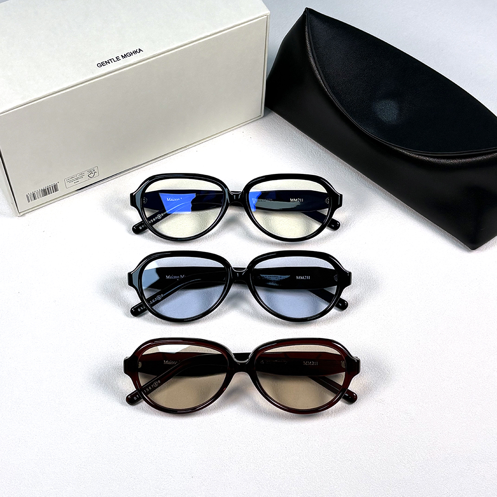 New Fashion GENTLE MGHKA Retro Optical rimless Glasses Alloy Round MM211 Eyeglasses uv400 men women GM Glasses Frame computer eyewear myopia eyeglasses