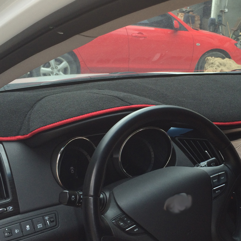 For Sonata 8th Generation 2010 2011 2012 2013 2014, Dashboard Sunshade Cover, Front Windshield UV Protection, Heat Blocking Sun Visor Pad, Car Interio