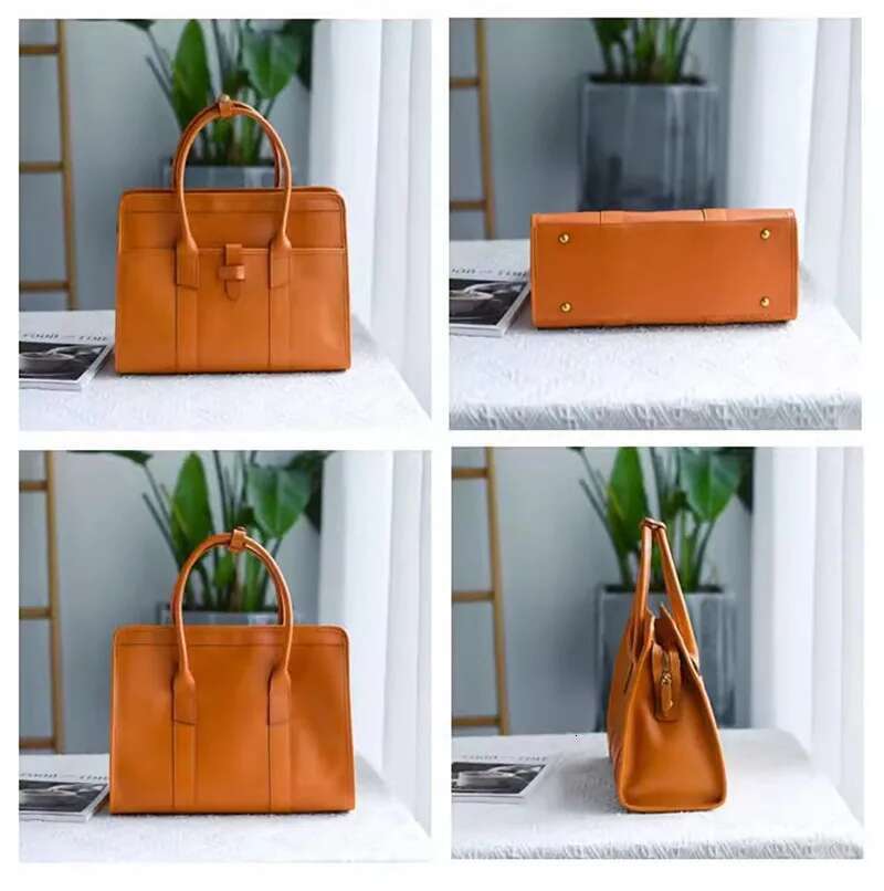 Women's Bags Designer Women's Bags Designer PNDME Fashion Designer Genuine Women's Briefcase Business High Quality Cow Leather Work 14 