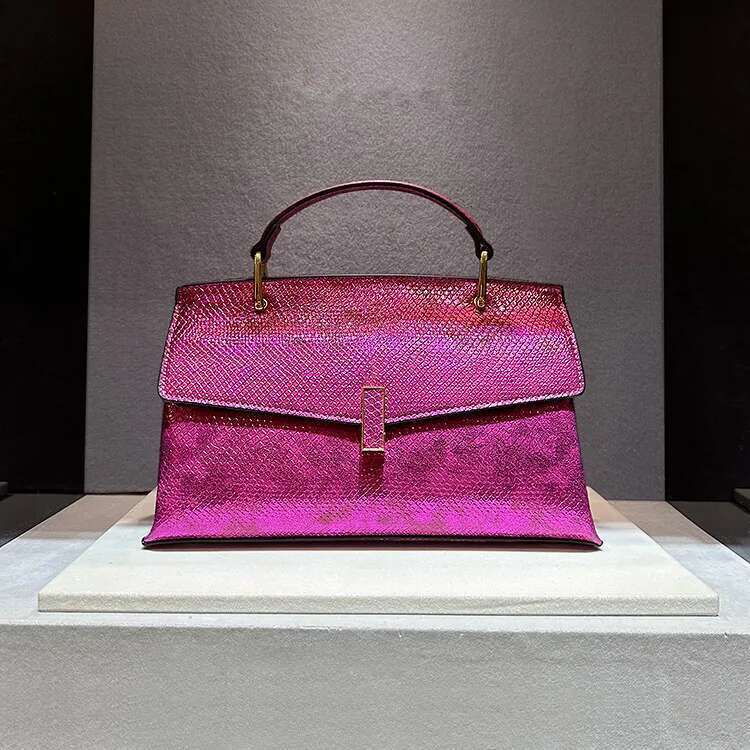 Snake Print Leather Women Fashion Ladies Handbags Shoulder Crossbody Bag Portable Mother Top Handle Tote Bags
