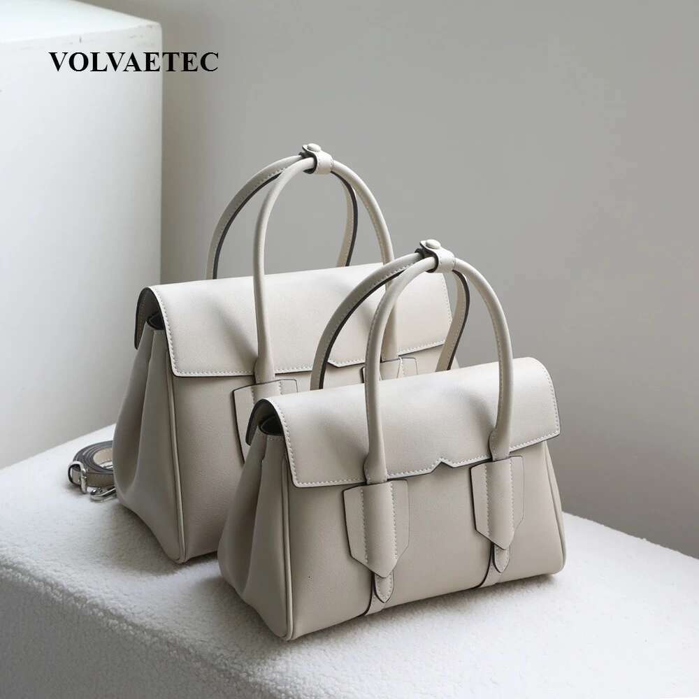 Women's Bags Designer Women's Bags Designer VOAETEC New Travel Shoulder Handbag Cowhide Briefcase Tote Leather Women's Bag Large-Capaci