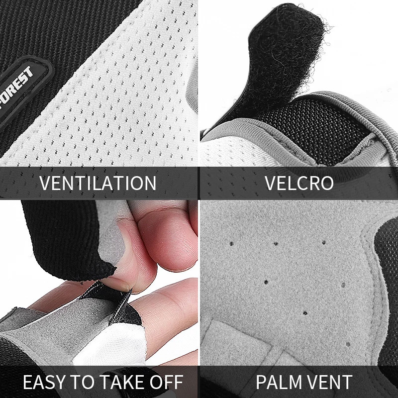 Shockproof GEL Pad Cycling Gloves Half Finger Sport Resistance Men Women Summer Gym Fitness MTB Bike 250515