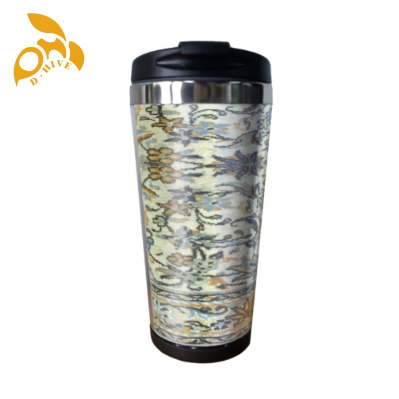 Free Shipping Professional Customized Water Cu Large-capacity handle car cup Coffee cup 15oz 440ml straw drink bottle Stainless Steel 304 Drinkware