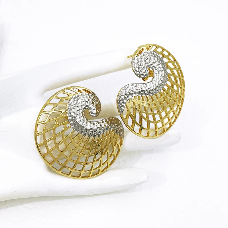 Latest Earrings For Women Fashion Jewelry Big Hoop Earrings Wedding Party Gift Trending 250517