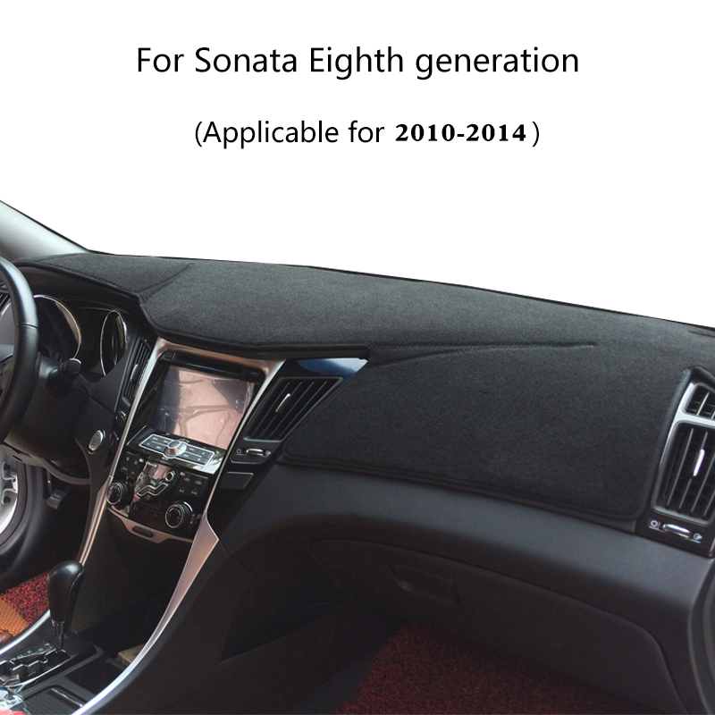 For Sonata 8th Generation 2010 2011 2012 2013 2014, Dashboard Sunshade Cover, Front Windshield UV Protection, Heat Blocking Sun Visor Pad, Car Interio