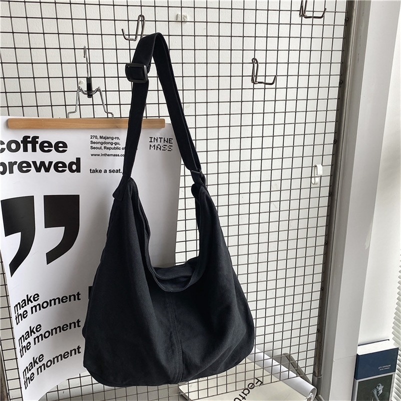 Womens Shoulder Bag Large Canvas Crossbody Bags for Women Cotton Cloth Female Students School Bag Handbags 250519