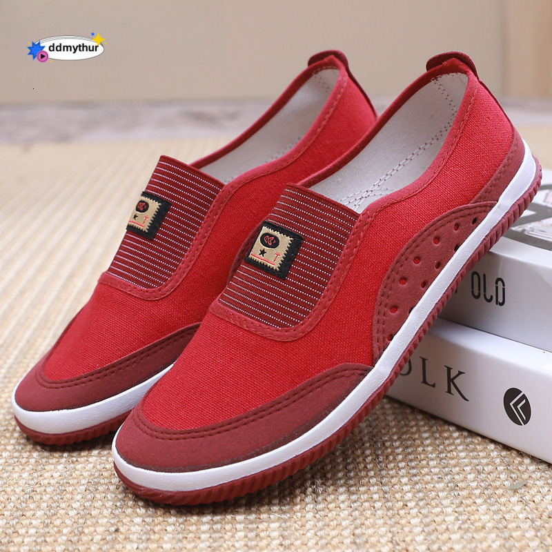 Lutai Spring and Autumn Labor Mom Walking Work Shoes, Lightweight, Breathable, Durable, Ultra Light Soft Cloth Shoes ddmythur ddmythur