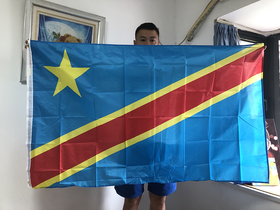 SKY FLAG Congo flag 90X150cm Congo Democratic Republic of the Congo flag Banner 3x5 ft National flag Home Decoration flags