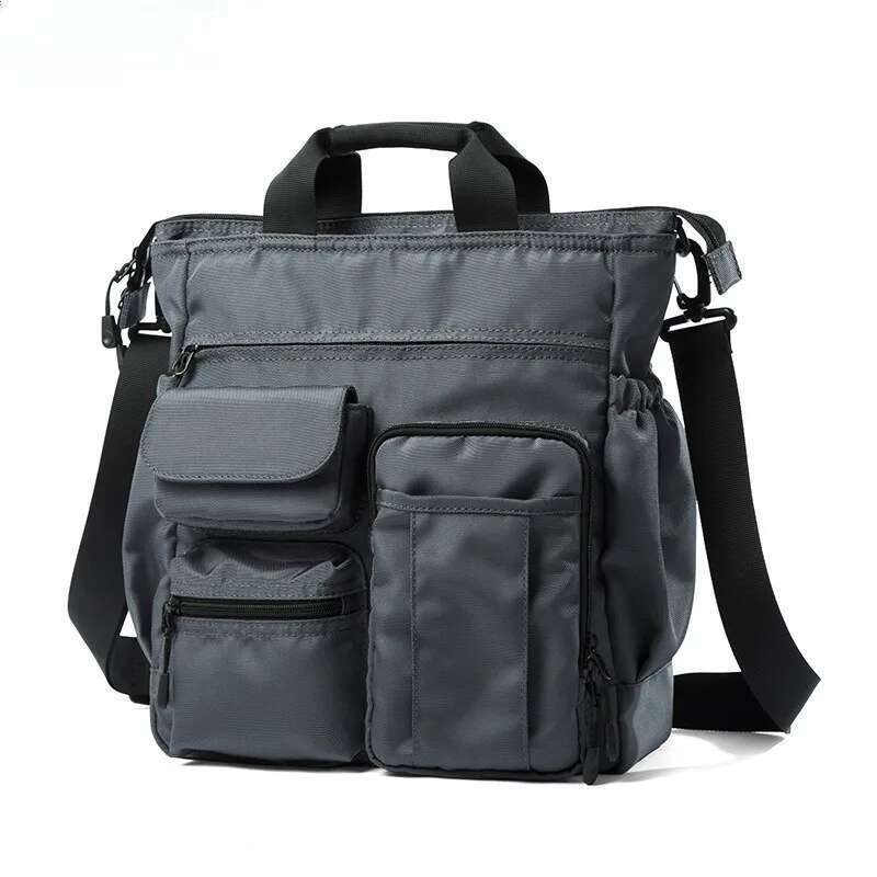 Oxford Crossbody Multifunctional Shoulder Bag For Business Travel/Casual Use Stylish Laptop Briefcase With Adjustable Strap
