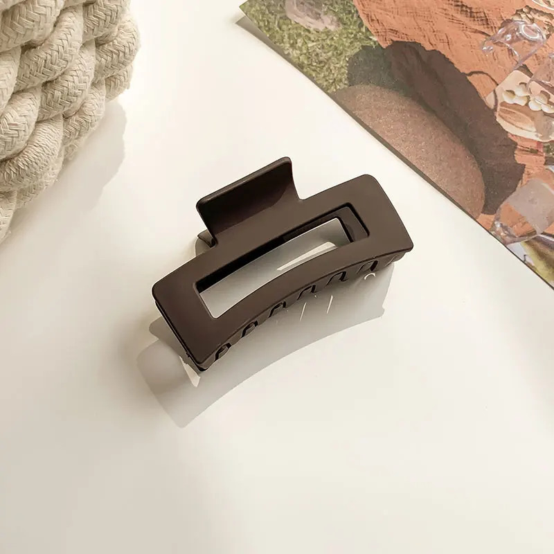 Solid Color Hollow Womens Hair Grab Korean Cute Sweet Fashion Style Gift Party High Street Hair Clip Womens Hair Accessories 250517