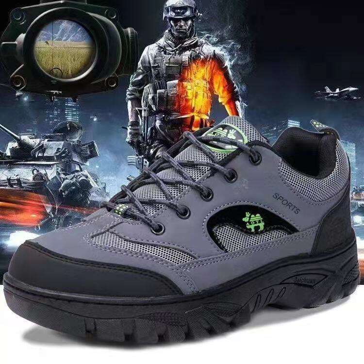 Mountaineering tennis fashionable and wear-resistant work casual sports shoes, outdoor labor protection, cold adhesive men's shoes