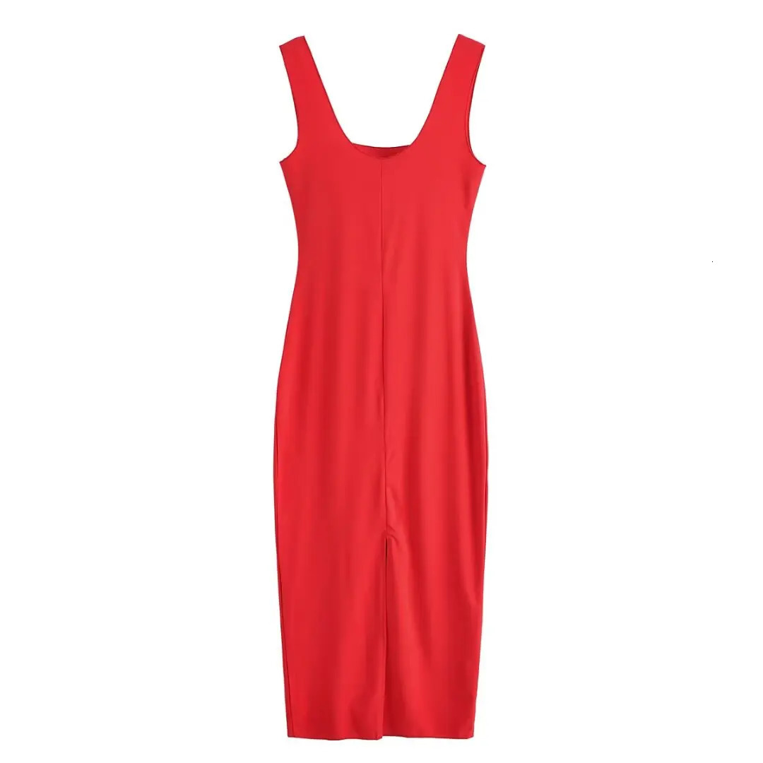 UNIZERA Womens Dress Fashion Slimming Blended Sleeveless Strap Solid Color Temperament Summer 250520