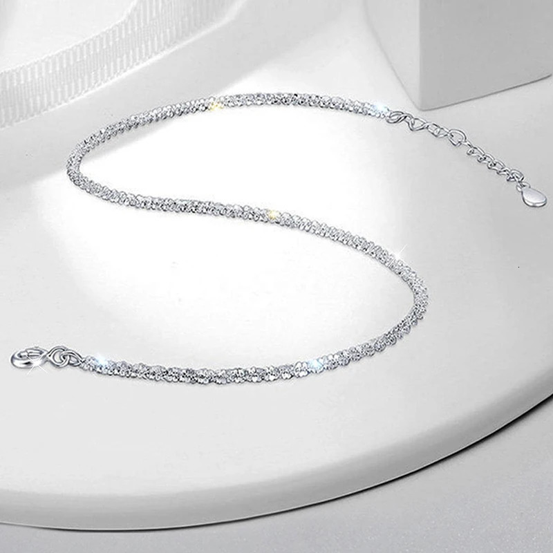 DiamondWorld Real 925 Sterling Silver Bracelet Sparkling 18k Gold Bracelet For Woman Engagement Party Fine Jewelry Gift 250520