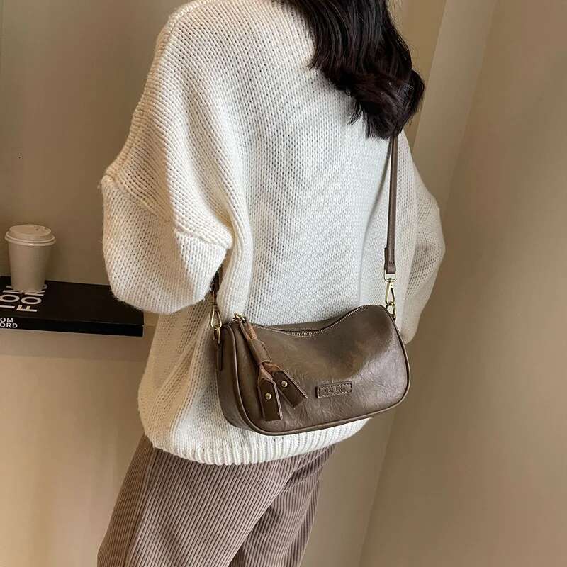 Elegant Women Shoulder Solid Color Top Design Handbags High Quality Casual Vacation Lovely Messenger Bags