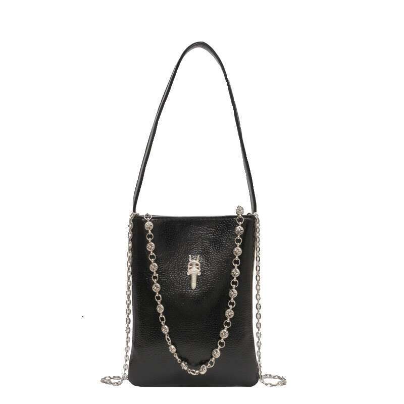 Korean Ins stylish mini 2025 new texture mobile phone handbag single shoulder chain small square bag