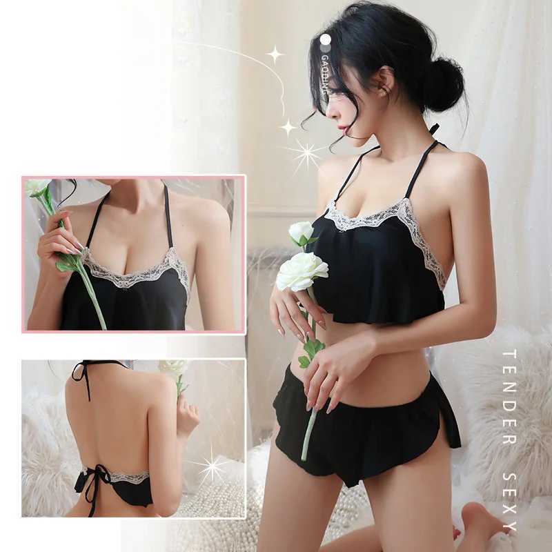 Lingerie Straps pajamas lace silk sexy adult womens clothing adult sexy sets fancy clothes sexy-underwear-woman R250520