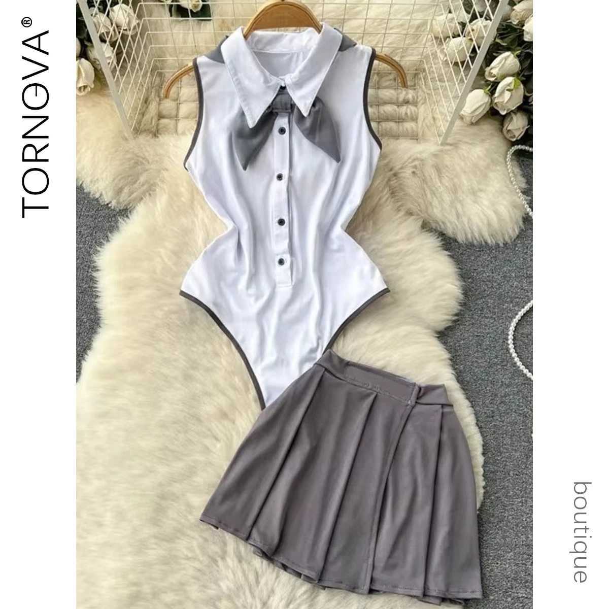 Preppy Style Sexy Uniform Sets Women Sexy Uniform Suit Sheer Top+Lace Up Mini Skirt+Thongs Hollow Cosplay Porn Suits New R250520