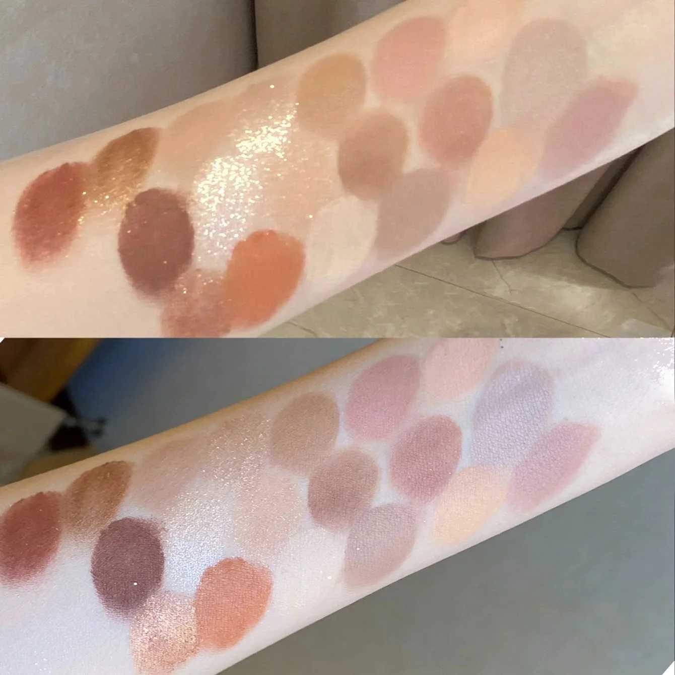DIKALU Evening Cherry Dance Eyeshadow Tray 20 Color Large Plate Pearl Matte Bright Milk Tea Color Affordable SpringXJ250520