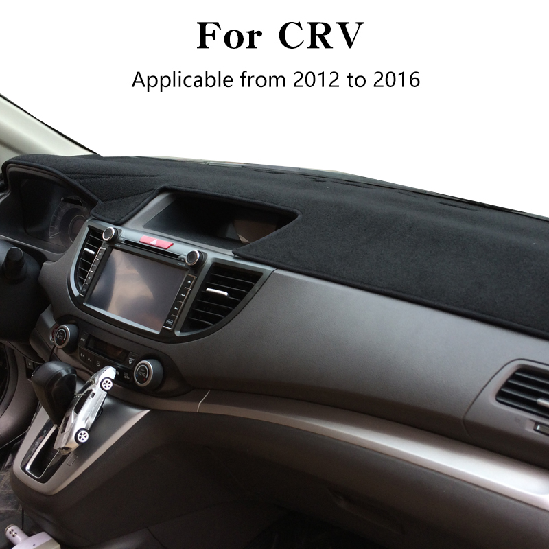 For CRV 2012-2016 Dashboard Sunshade Cover, Front Windshield UV Protection, Heat Blocking Sun Visor Pad, Car Interior Accessory
