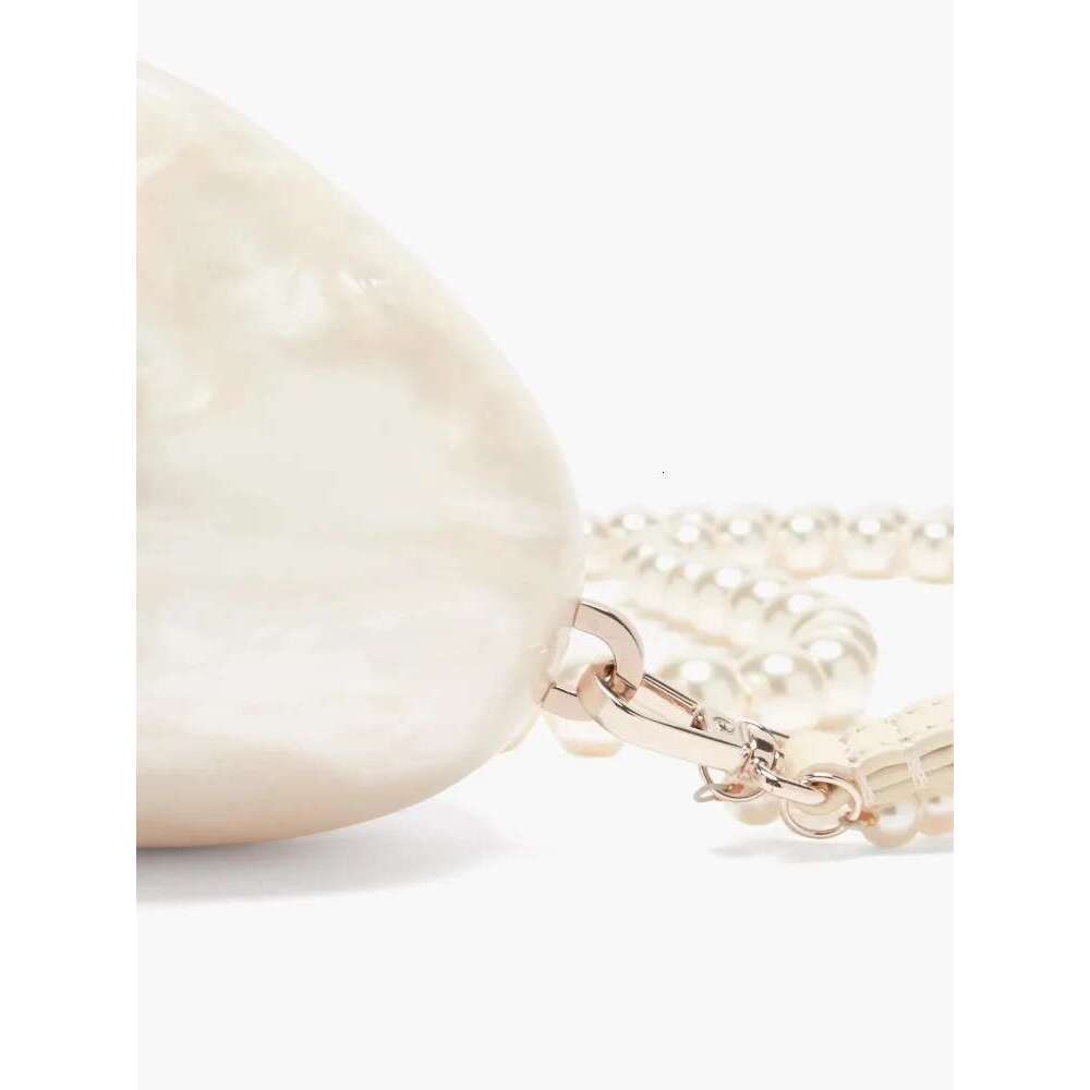Mini Pearl Bag Crossbody Beaded Necklace Shoulder Handbag Egg Evening Fashion Totebag Women Hand Lady Phone Handbags Small Woman