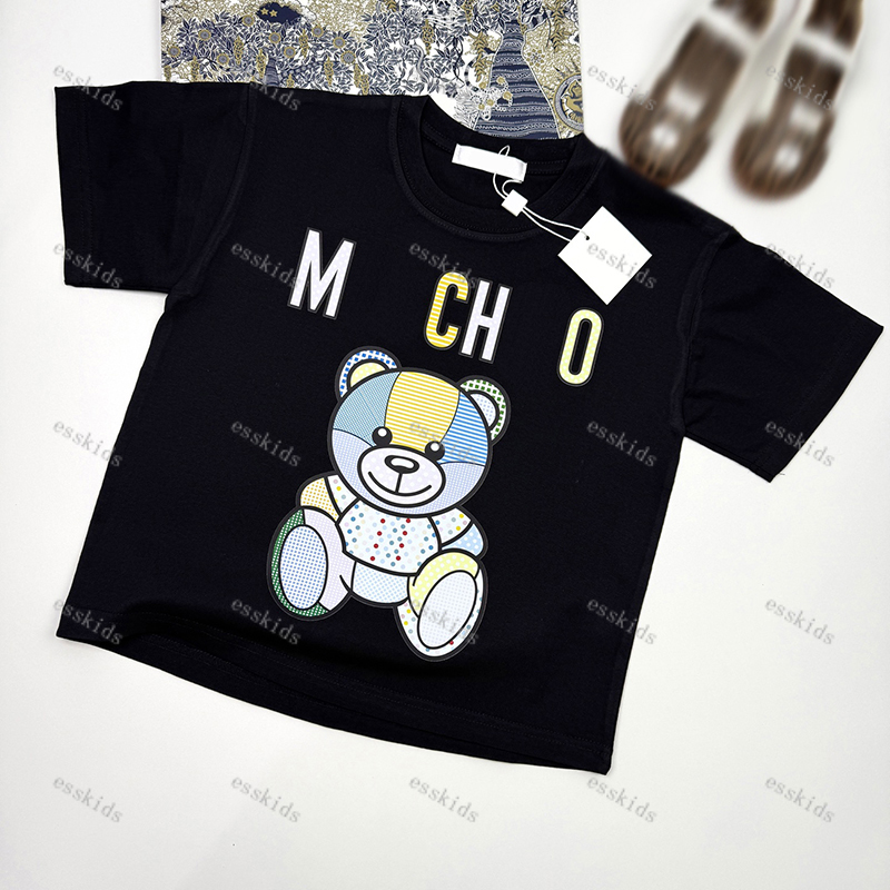 Cute Childrens T-shirt Designer Brand Tee Tops Child Boy Short Sleeve Luxury Costume T Shirt Kid Girls Round Neck Top Pullover T-shirts DPD2505202