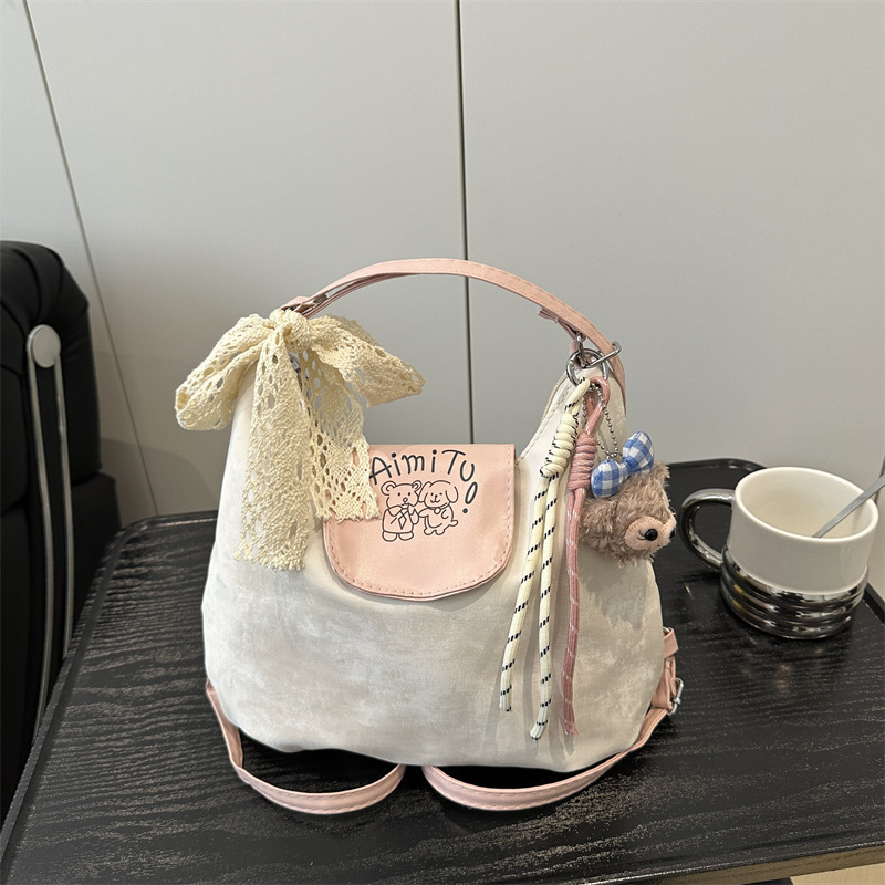 Free Delivery Designer Bag Mirad Women's 2025 Texture Matte Bag Large Capacity Commuter Cross Shoulder Backpack Luxury Bag