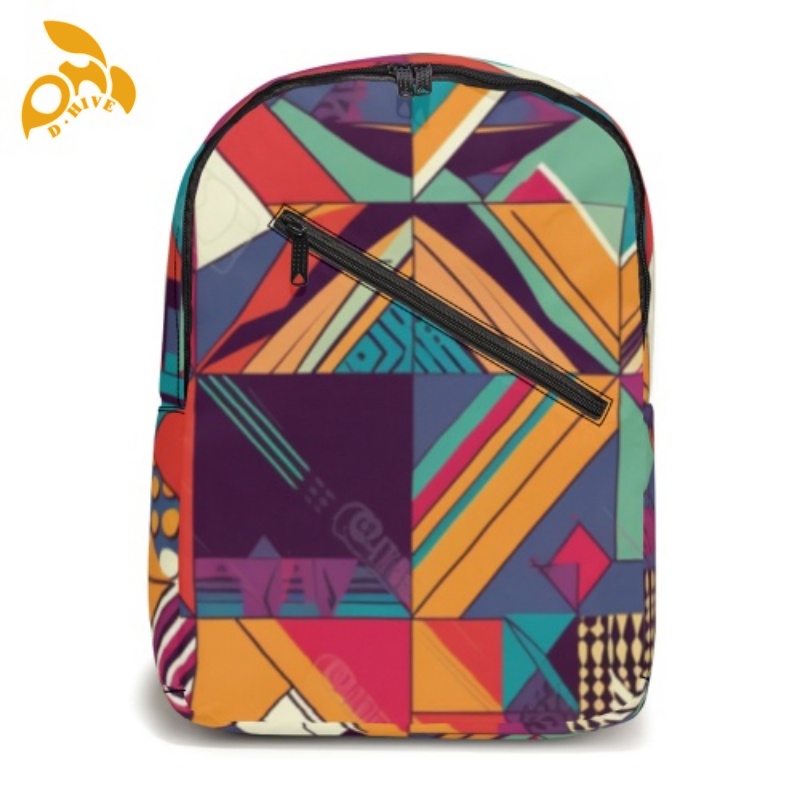 Free shipping top designer custom-made lightweight, high-quality, simple and fashionable white and black small students schoolbag in beige