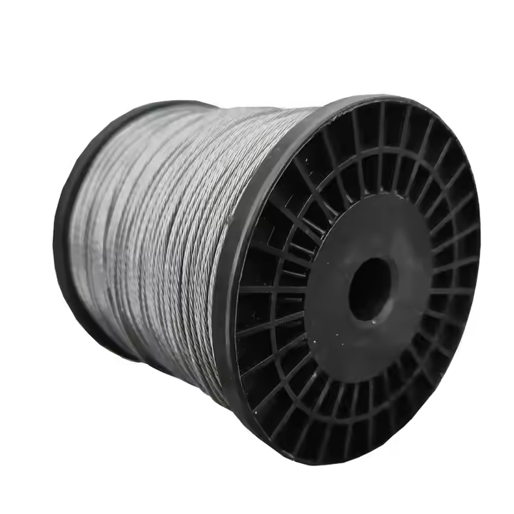 Diameter 1.8mm Aluminum Magnesium Alloy Wire for Electric Fencing,High Voltage Pulse Fence Conductive Line, Woven From Six Aluminum-magnesium Alloy Wi