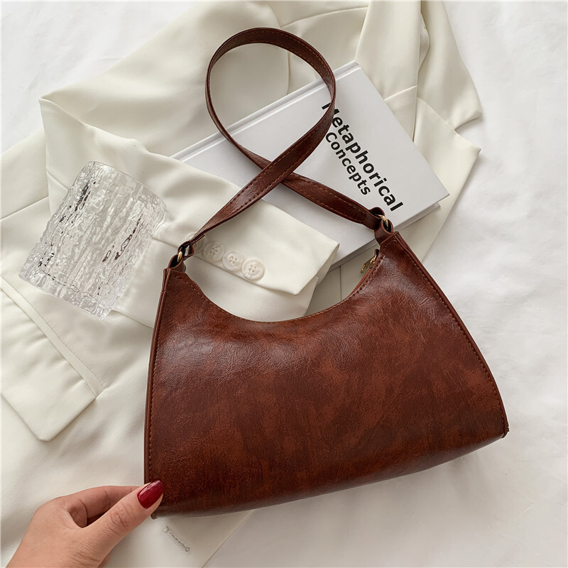 Free Delivery Designer Bag Underarm Women's Casual Design 2025 New Trendy Red Crescent Simple And Cute Crossbody Luxury Bag