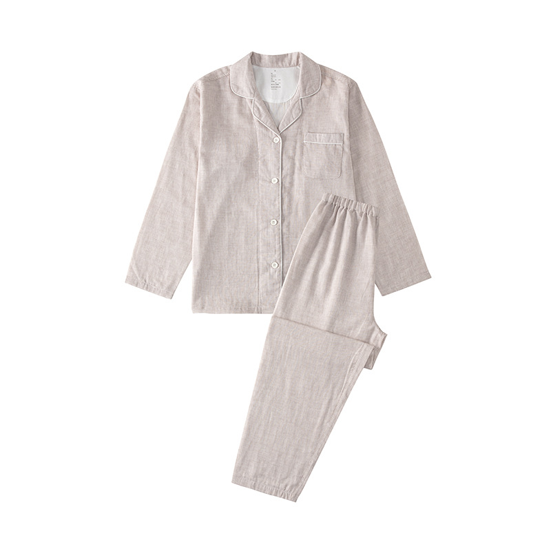 X177-French lapel shirt-style pajamas women summer ice silk short-sleeved pajamas two-piece suit women loose simple