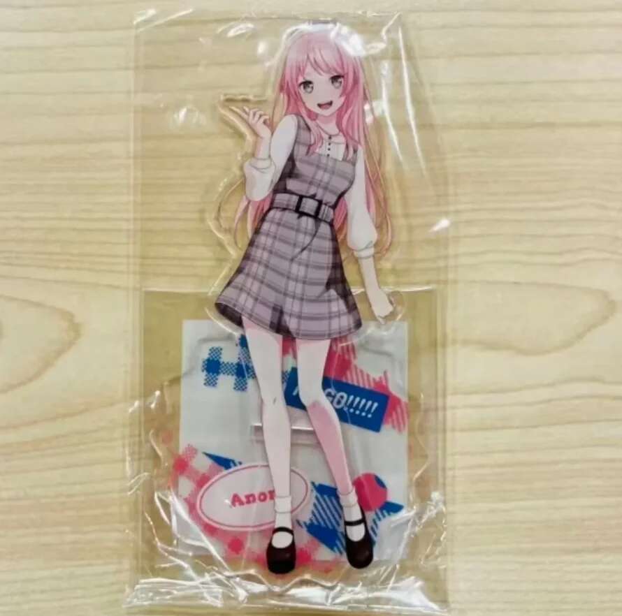 BanG Dream Anon Chihaya Cosplay Anime Acrylic Figure Standing Model Desktop Plate Stand Ornaments Accessories