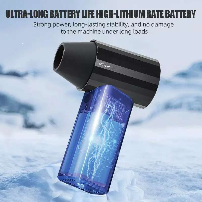 QiLiLai Handheld Mini Turbo Jet Fan40mmBrushlessPowerful Blower Compressed air Duster for Car Dryer/PC/Home