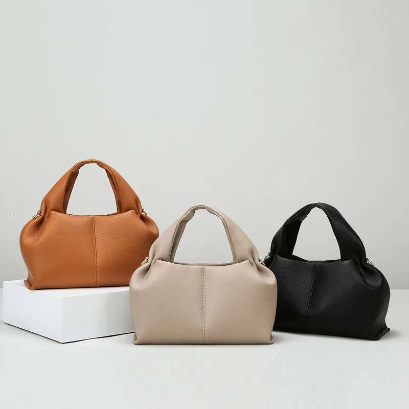 Solid Color Simple Handbag, Female Niche Design Temperament, Shoulder Bag, Stylish And Versatile Crossbody Bag