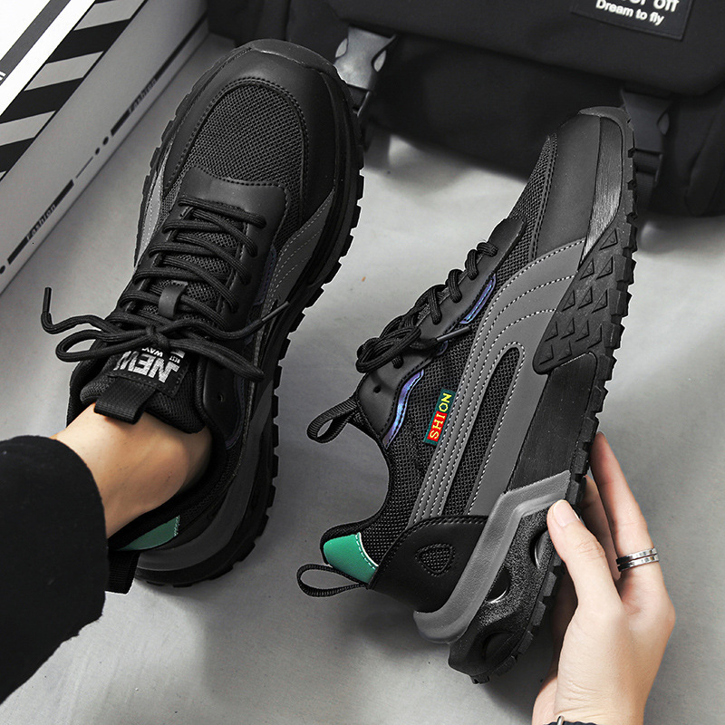 Designer casual shoes Live streaming hot selling men's shoes 2024 new men's mesh sports shoes breathable casual running shoes
